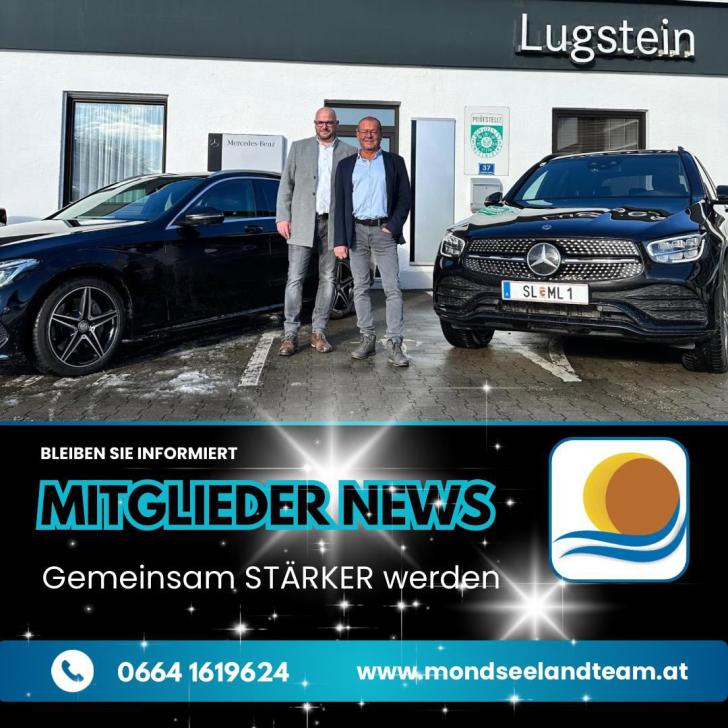 Autohaus Lugstein zeigt Mercedes Benz und die Inhaber